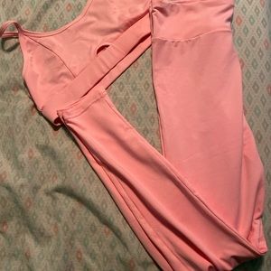 Pink Barbie work out set